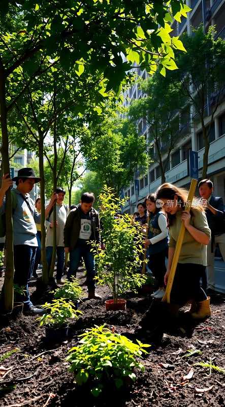 植绿行动共筑美好家园