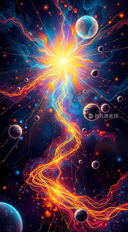 宇宙奇观星云与行星