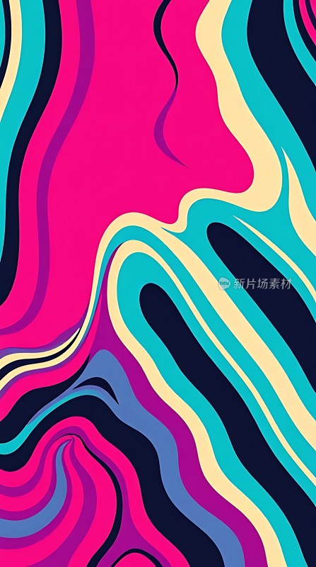 多彩抽象艺术图案