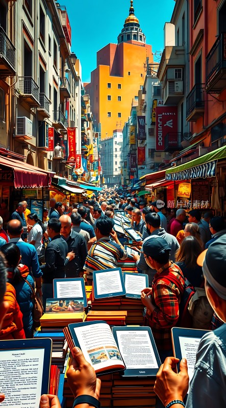 书海中的城市喧嚣