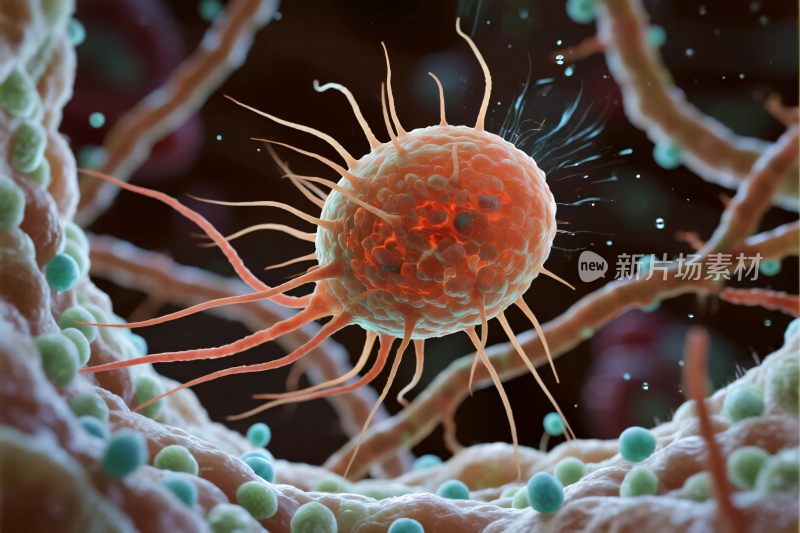 微生物细胞微观图