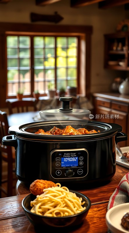 慢炖锅美味佳肴诱人美食尽享温馨时光