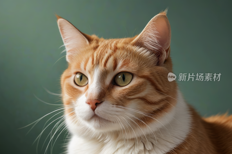 一只猫在桌子上看着镜头高清图片