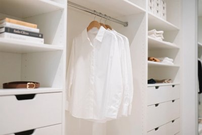 白色衣柜收纳空间 白色衣柜收纳空间