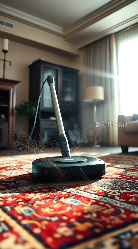 智能吸尘器高效清洁华丽地毯