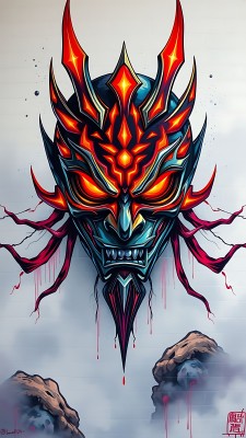 火之恶魔面具 火之恶魔面具