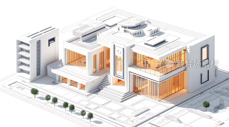 现代建筑设计图