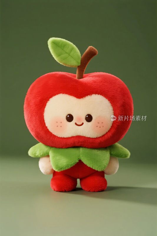 拟人化苹果玩偶