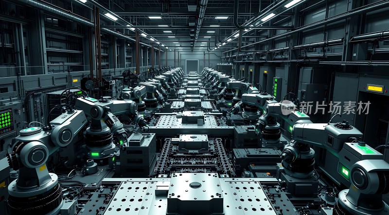 未来工厂智能机器人生产线