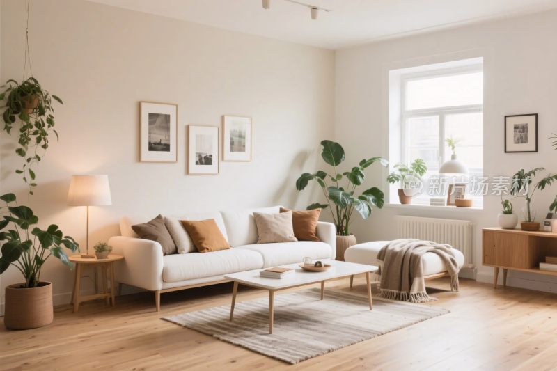 简约温馨的室内客厅场景