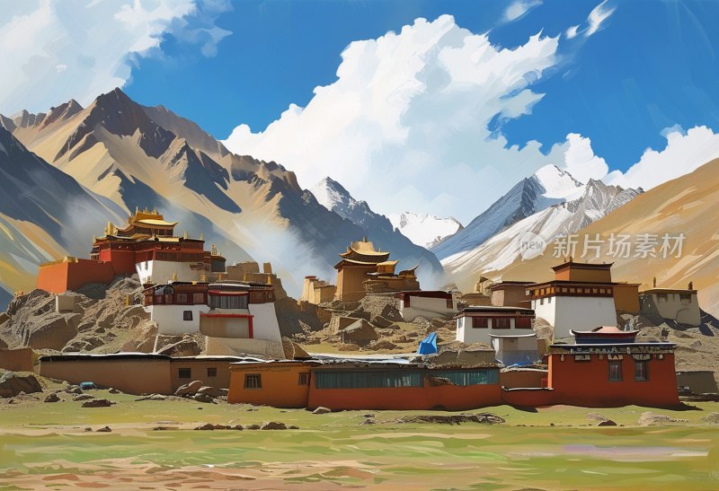 西藏风光布达拉