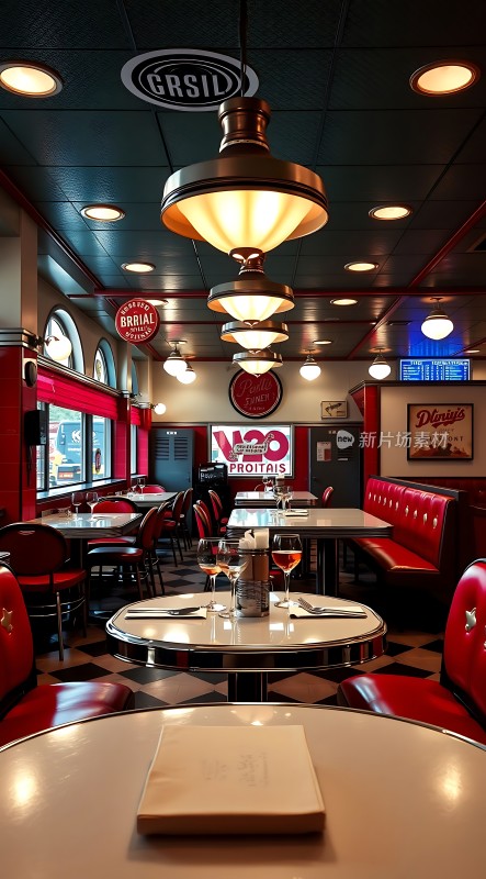 复古餐厅温馨氛围