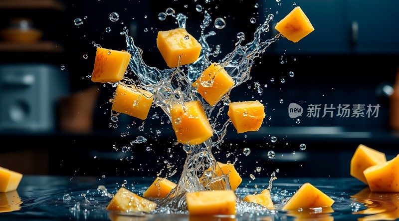 水果入水活力四射