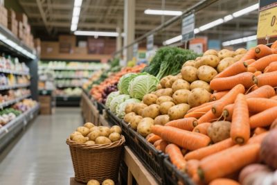 超市蔬菜陈列场景 超市蔬菜陈列场景