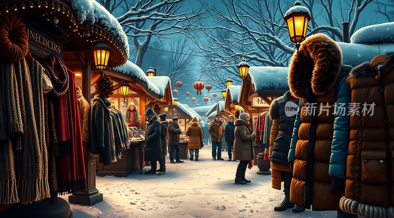 冬日集市暖意融融