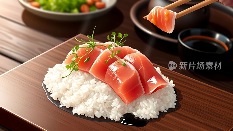 新片场素材 精致寿司