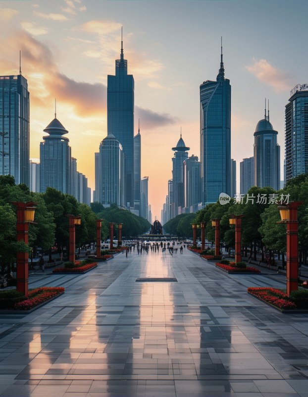 南昌八一广场全景