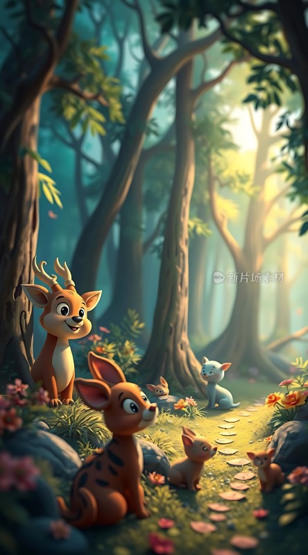 森林里的动物们