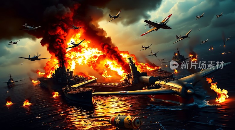海战激战正酣