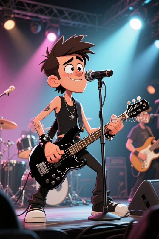 卡通乐队现场演出