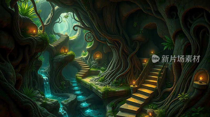 神秘森林秘境探险之旅