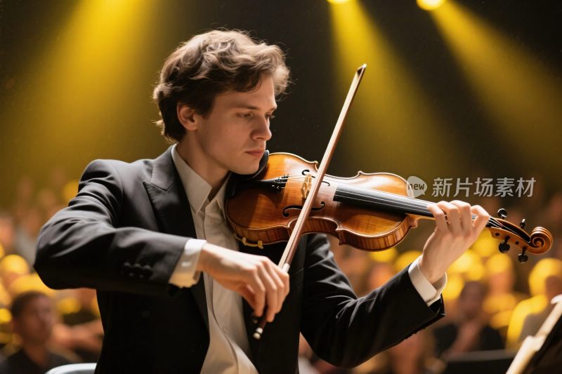 小提琴演奏场景