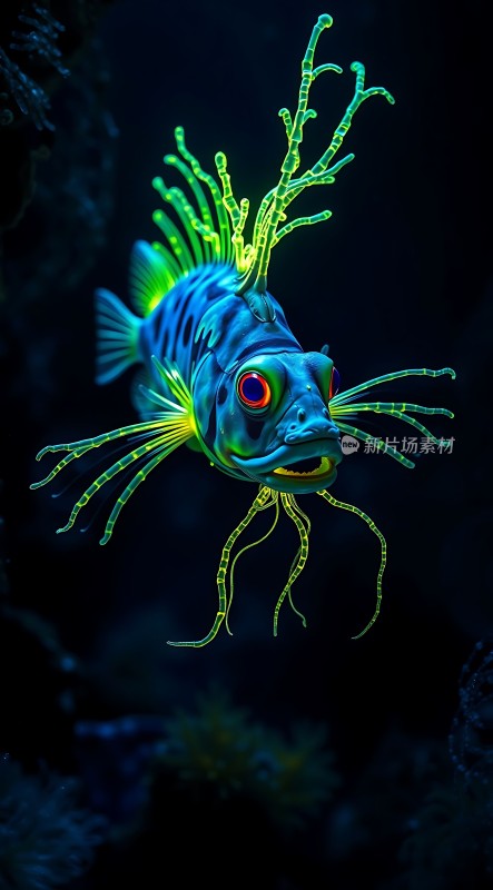 深海荧光怪鱼