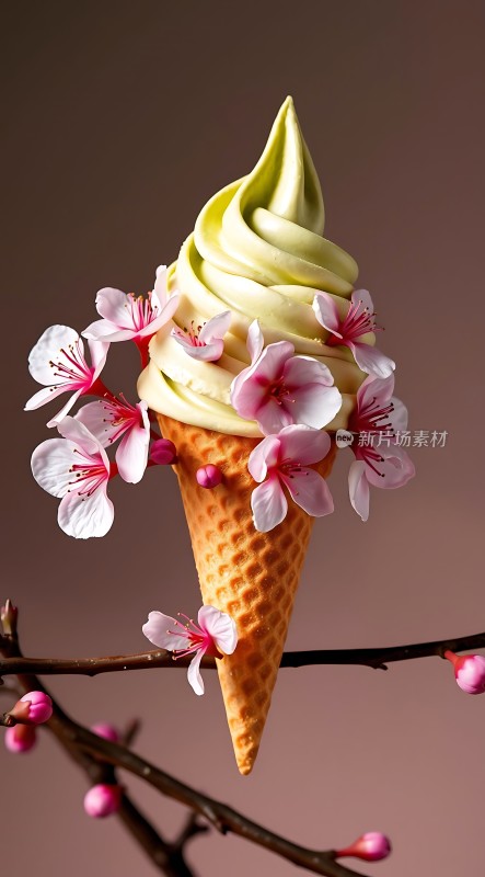 春日限定樱花冰淇淋 cone