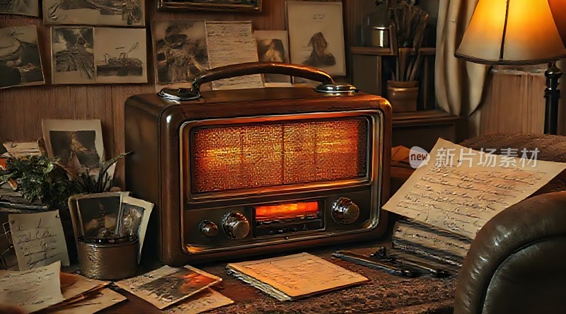 复古收音机与怀旧时光