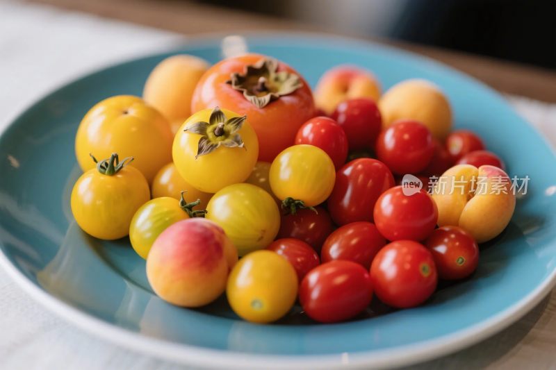 多彩水果静物盘