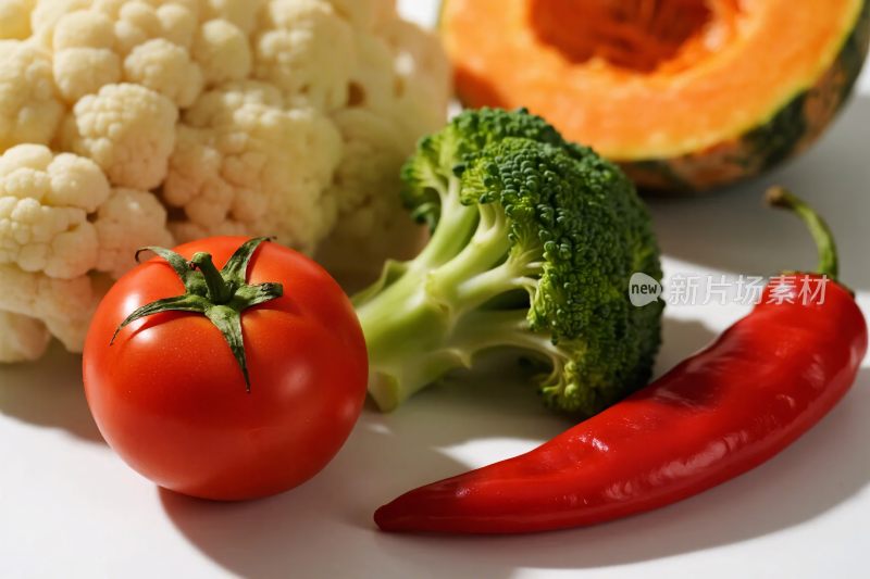 蔬菜水果组合展示