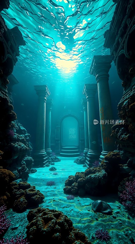 水下古建筑遗迹