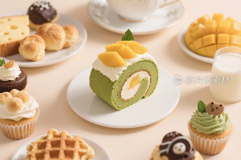 精美甜点美食图