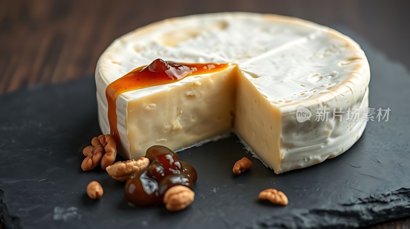 法式软奶酪配坚果和果酱