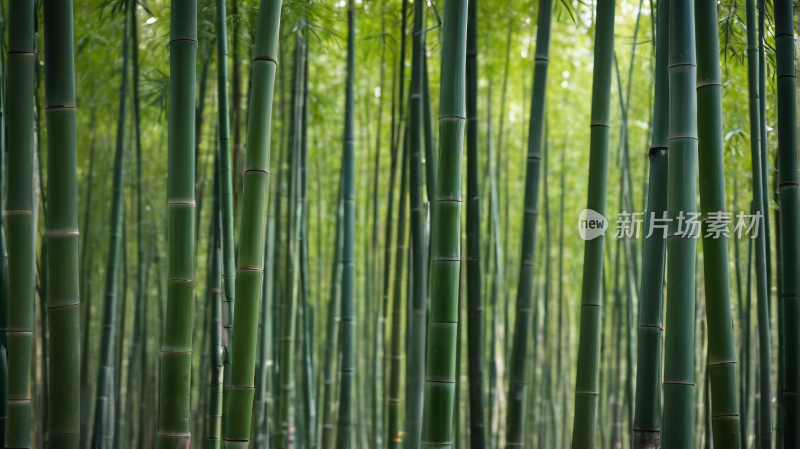 竹林中的一棵竹树高清风景图片