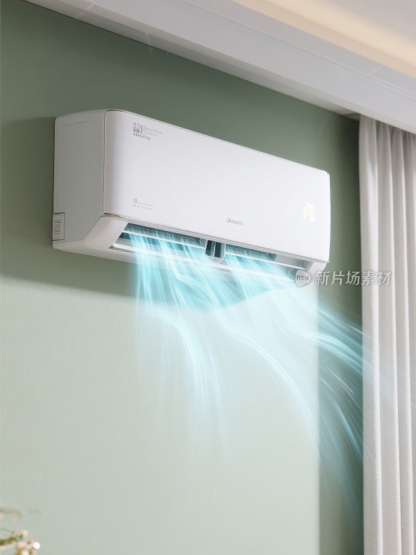 智能节能环保空调冷风冷气特效，空调设计