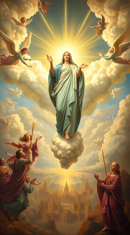 天国圣母升天图