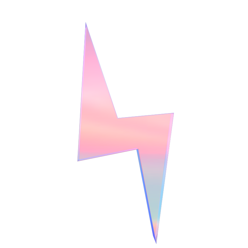 4K赛博朋克闪电 综艺节目元素闪烁对话框