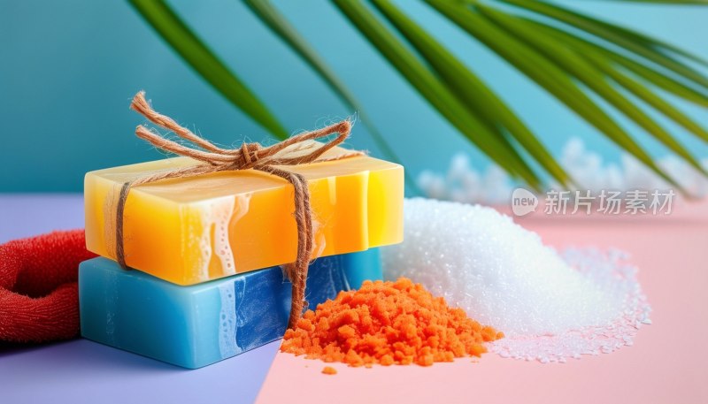 肥皂条与天然成分