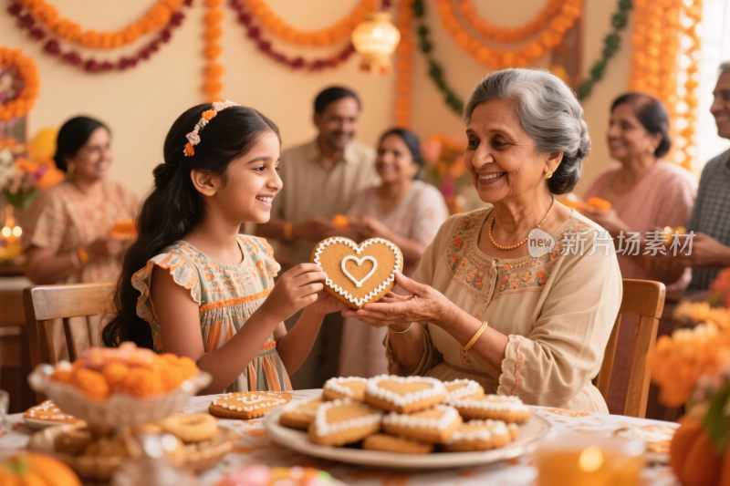 家庭互动温馨场景