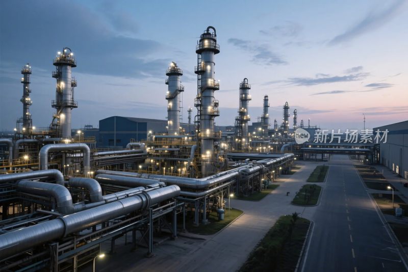 工业设施夜景