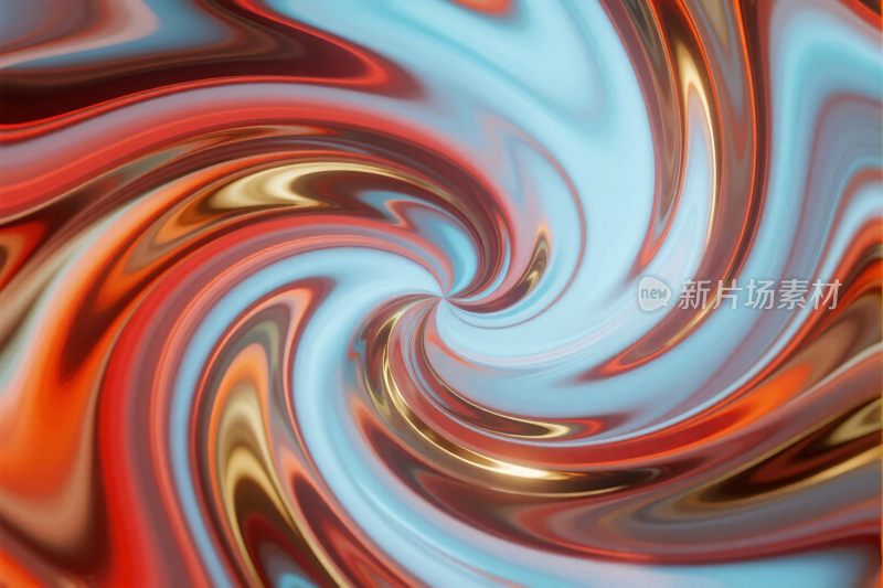抽象彩色漩涡艺术图
