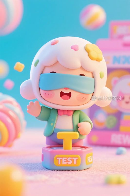 可爱卡通玩偶插画