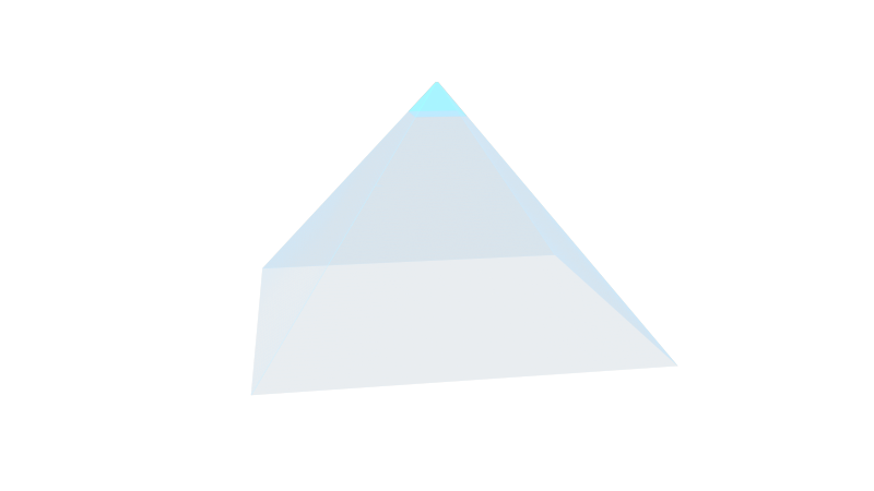 金字塔 埃及三角形低面体游戏场景赛博朋克