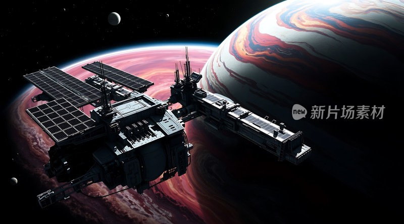 太空探索新篇章星际飞船与神秘星球