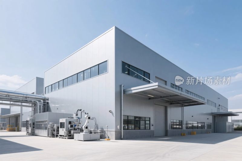 现代工业厂房建筑图