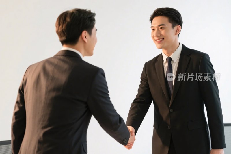 商务人士握手场景