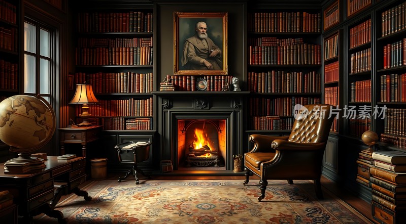 书房里的温暖与智慧