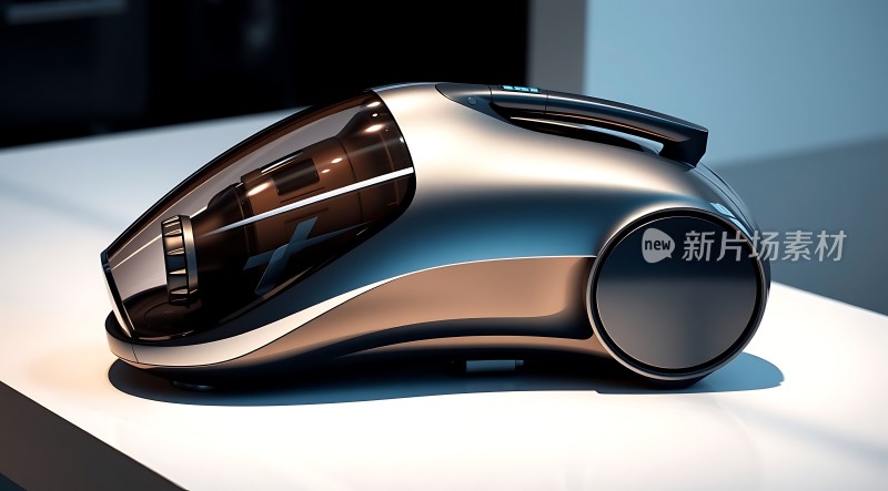 未来科技吸尘器时尚外观设计高效清洁体验