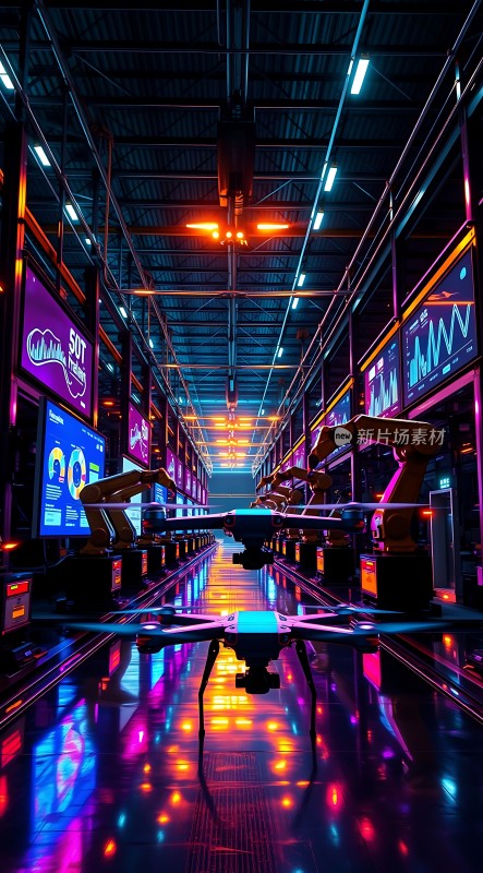 科技实验室未来工厂的神秘一瞥